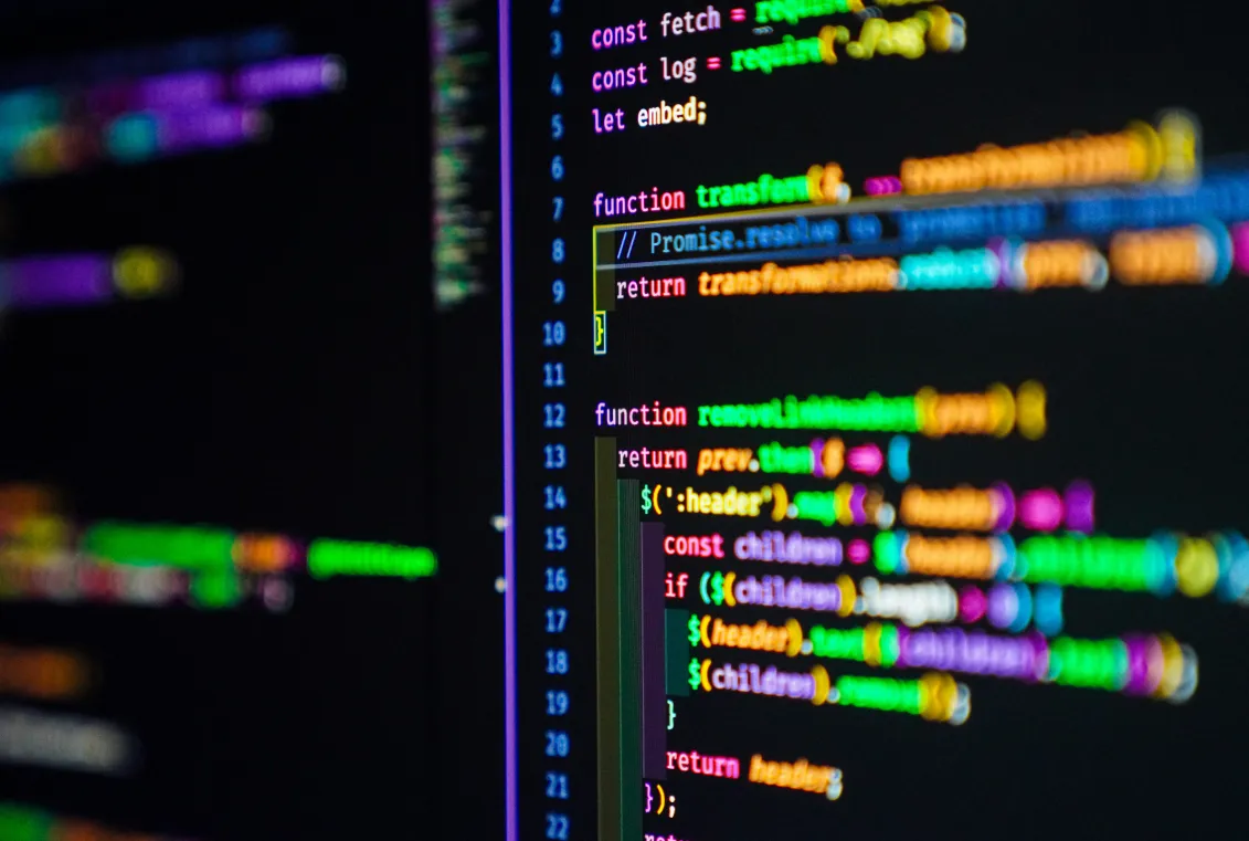 Hand-coded static website